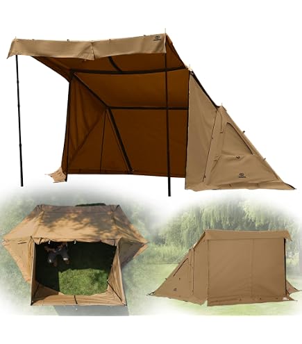 Amazon.co.jp: GOGlamping G・G PUP 2.0パップテントと前幕セット TC